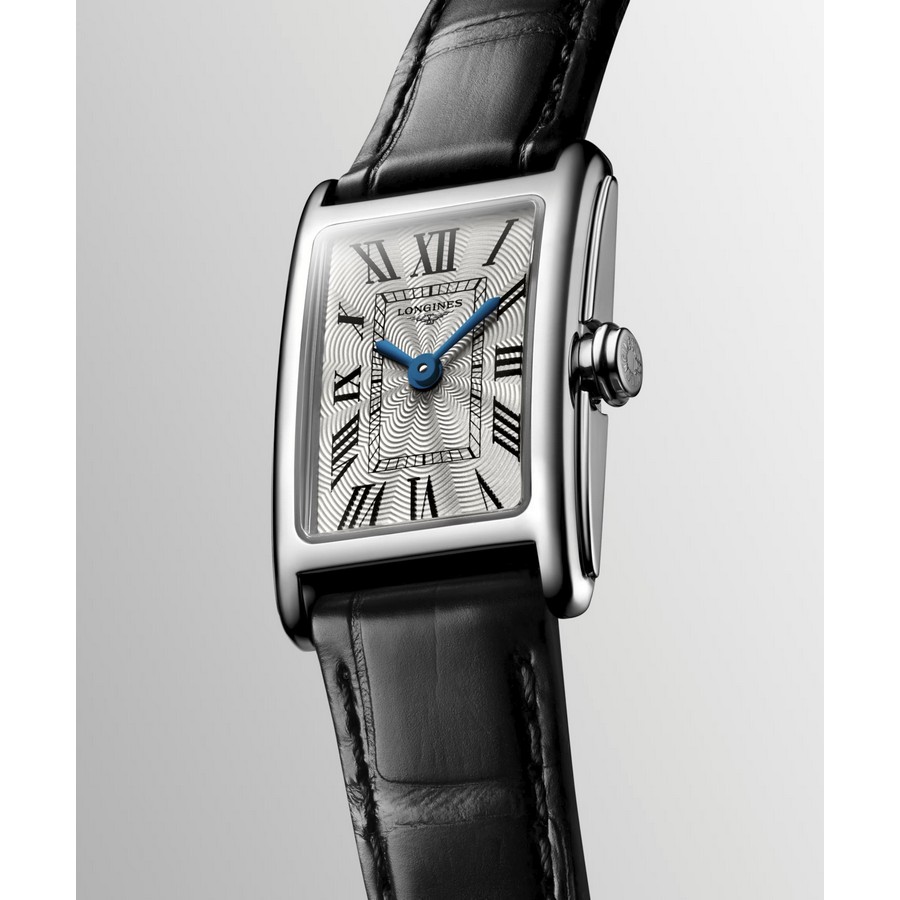 Đồng Hồ Longines Dolcevita Nữ 17.7x27mm Đen Xám